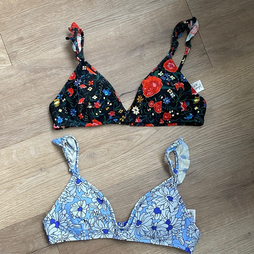 J Crew bikini top bundle